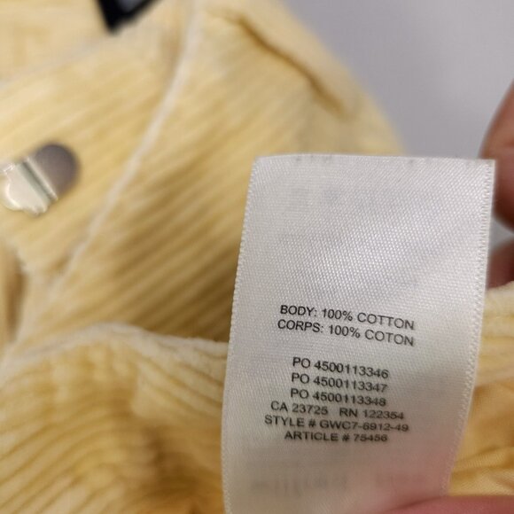 Aritzia Wilfred Free Lennox Pleated Pants Size 4 High Rise Corduroy Mom Baggy - Picture 12 of 15